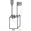 Set of 2 Bosch Carbon Brushes 6.3x12.5x25 mm per piece
