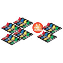Post-it Index Smal, ft 11,9 x 43,2 mm, blister met 4 kleuren, 35 tabs per kleur, 4 + 2 blisters gratis