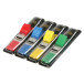 Post-it Index Smal, ft 11,9 x 43,2 mm, blister met 4 kleuren, 35 tabs per kleur, 4 + 2 blisters gratis