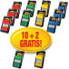 Post-it Index Standaard voordeelpak 10 + 2 GRATIS, geassorteerde kleuren