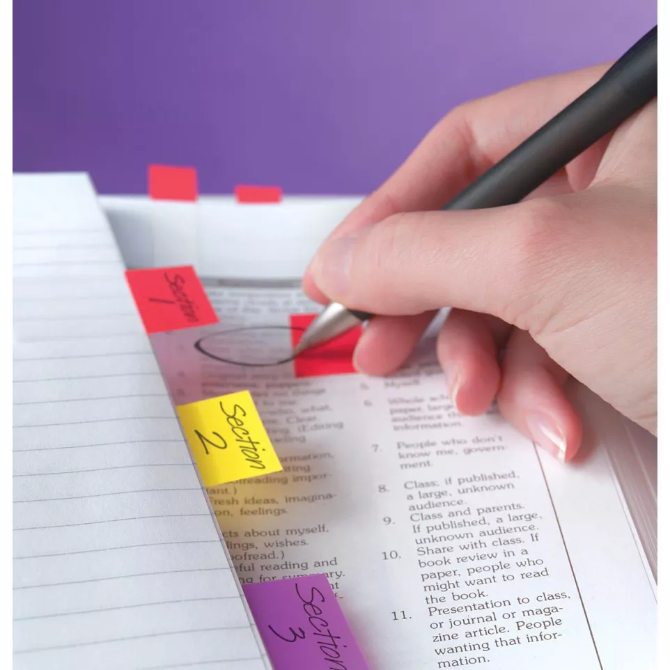Post-it Index Tabs, Standard, 25.4 x...