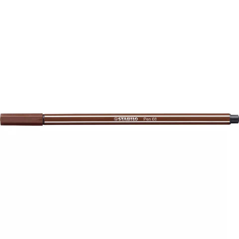 STABILO Pen 68 viltstift, bruin