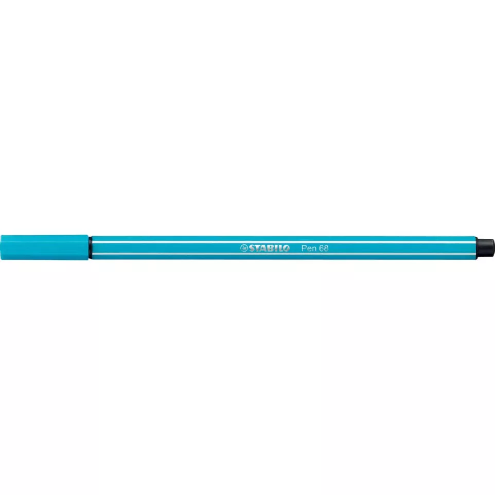 STABILO Pen 68 feutre, bleu clair