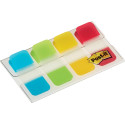 Post-it index Strong, ft 15,8 x 38,1 mm, blister avec 4 couleurs, 10 tabs par couleur