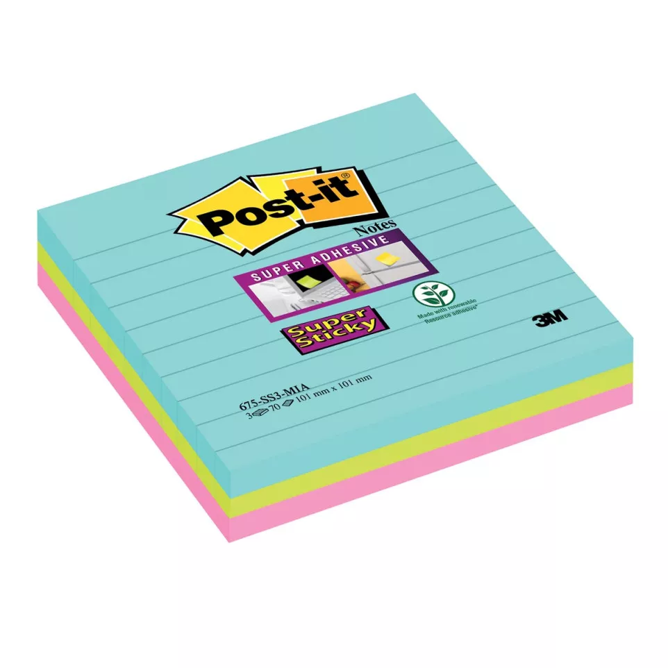 Post-it Super Sticky notes XL Cosmic,...