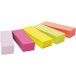 Post-it Notes Markers, ft 15 x 50 mm, couleurs assorties, blister avec 5 blocs de 100 feuilles