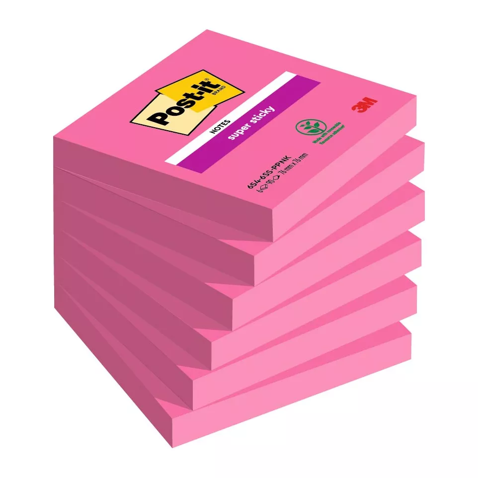 Post-it Super Sticky notes, 90 vel,...