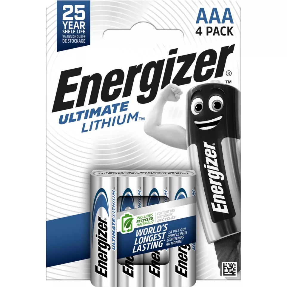 Energizer piles Lithium AAA, blister...