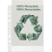 Esselte geperforeerde showtas, 100 % gerecycleerd, ft A5, 70 micron, doos van 100 stuks