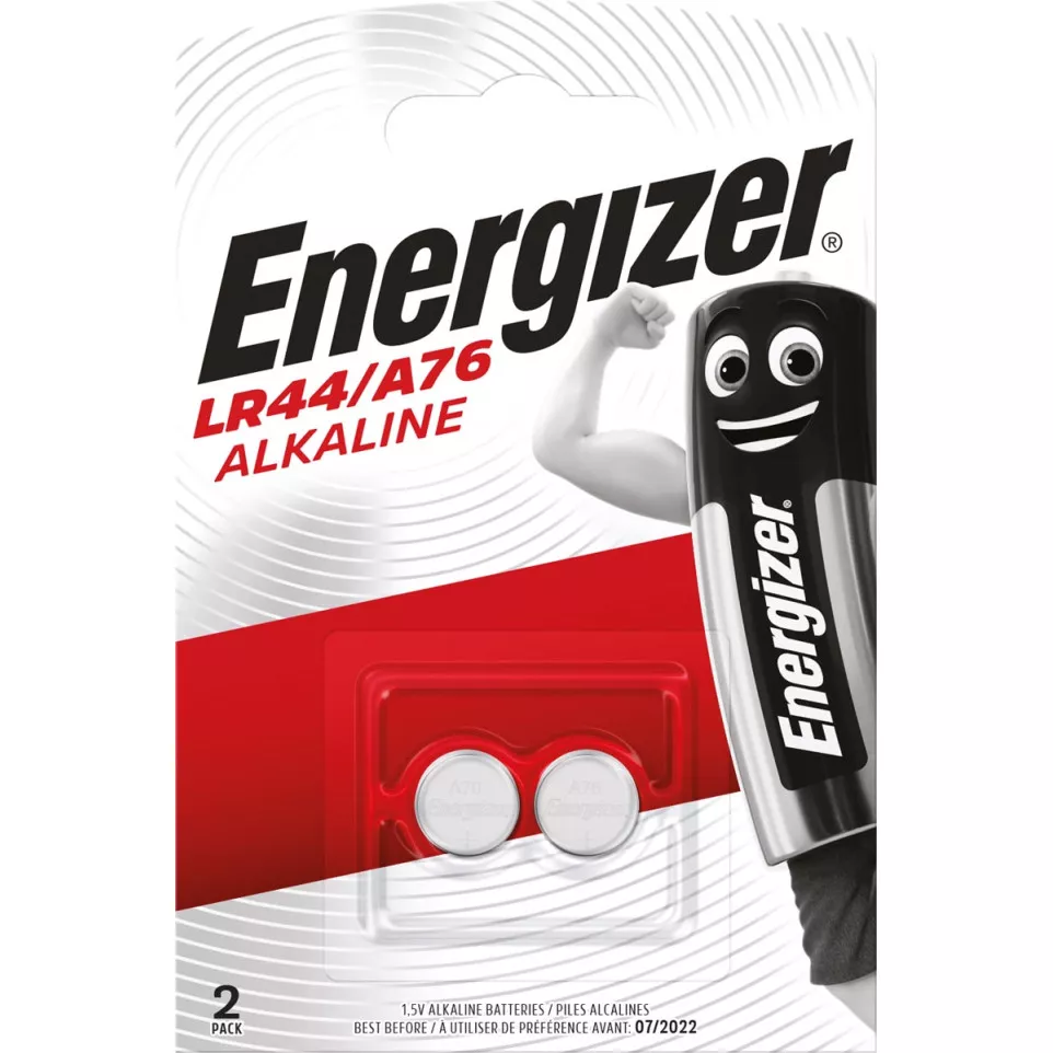 Energizer pile bouton, LR44/A76,...