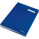 Esselte handtekenmap, ft A4, 20 vakken, blauw