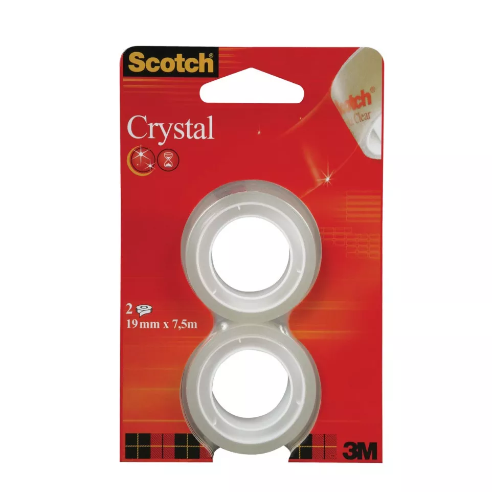 Scotch Crystal Clear Tape 19 mm x 7.5...