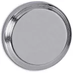 MAUL Neodymium O-Magnet, 16mm Diameter, 5kg, 1pc Blister Pack, Light Silver, for Glass and Whiteboard