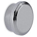 MAUL neodymium schijfmagneet, 16 mm, trekkracht 5 kg, voor glas- en whitebord, zilver, blister van 1 stuk