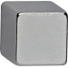 MAUL Aimant néodyme, forme Cube, 10 x 10 x 10 mm, résistance 3,8 kg, argent, blister de 4 pièces