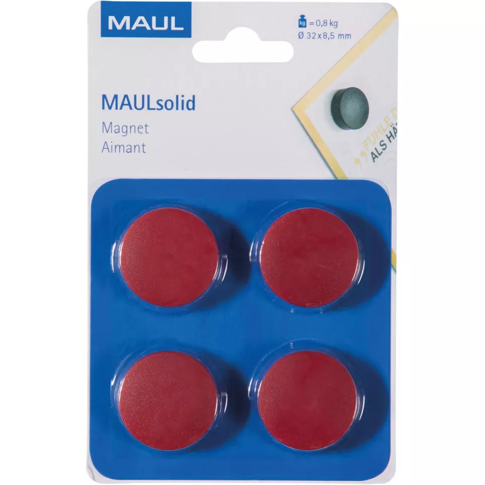 Maul Solid Magnet 32 mm 800 g Pack of...