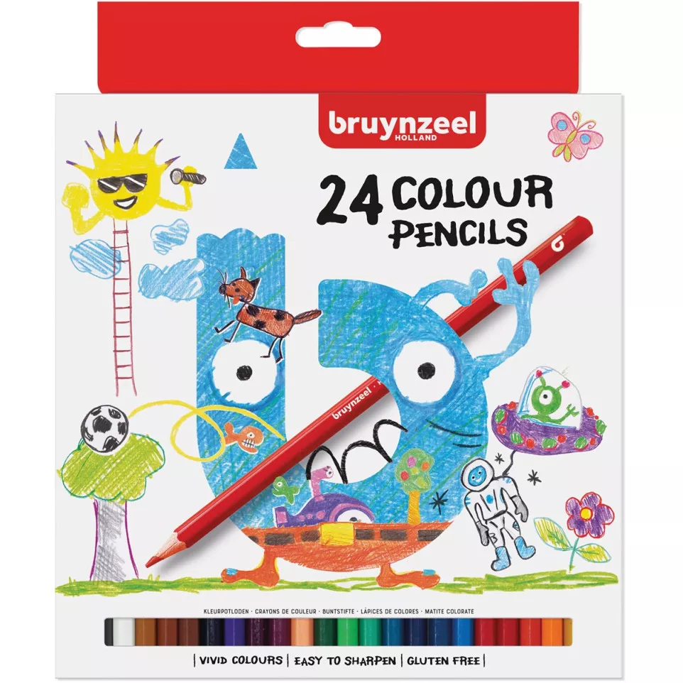 Bruynzeel Kids kleurpotloden, set van...