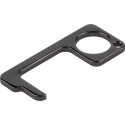 Antibacteriële sleutelhanger en handsfree deur opener, zwart