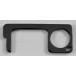 Antibacteriële sleutelhanger en handsfree deur opener, zwart