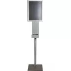 Colonne de désinfection avec cadre à face clipsable, hauteur: 1,5 mètres, ft cadre: A3