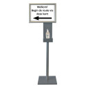 Disinfection Column with Snap-Frame, Height: 1.5 Meters, Frame Size: A3