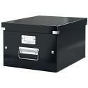 Leitz WOW opbergdoos Click & Store, ft A4, zwart