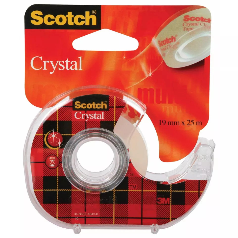 Scotch Plakband Crystal ft 19 mm x 25...