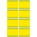 Avery étiquettes congelation en blister, jaune, 40 étiquettes