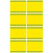 Avery étiquettes congelation en blister, jaune, 40 étiquettes