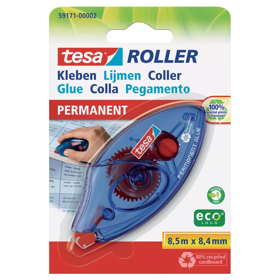 Tesa lijmroller permanent ecoLogo, ft...