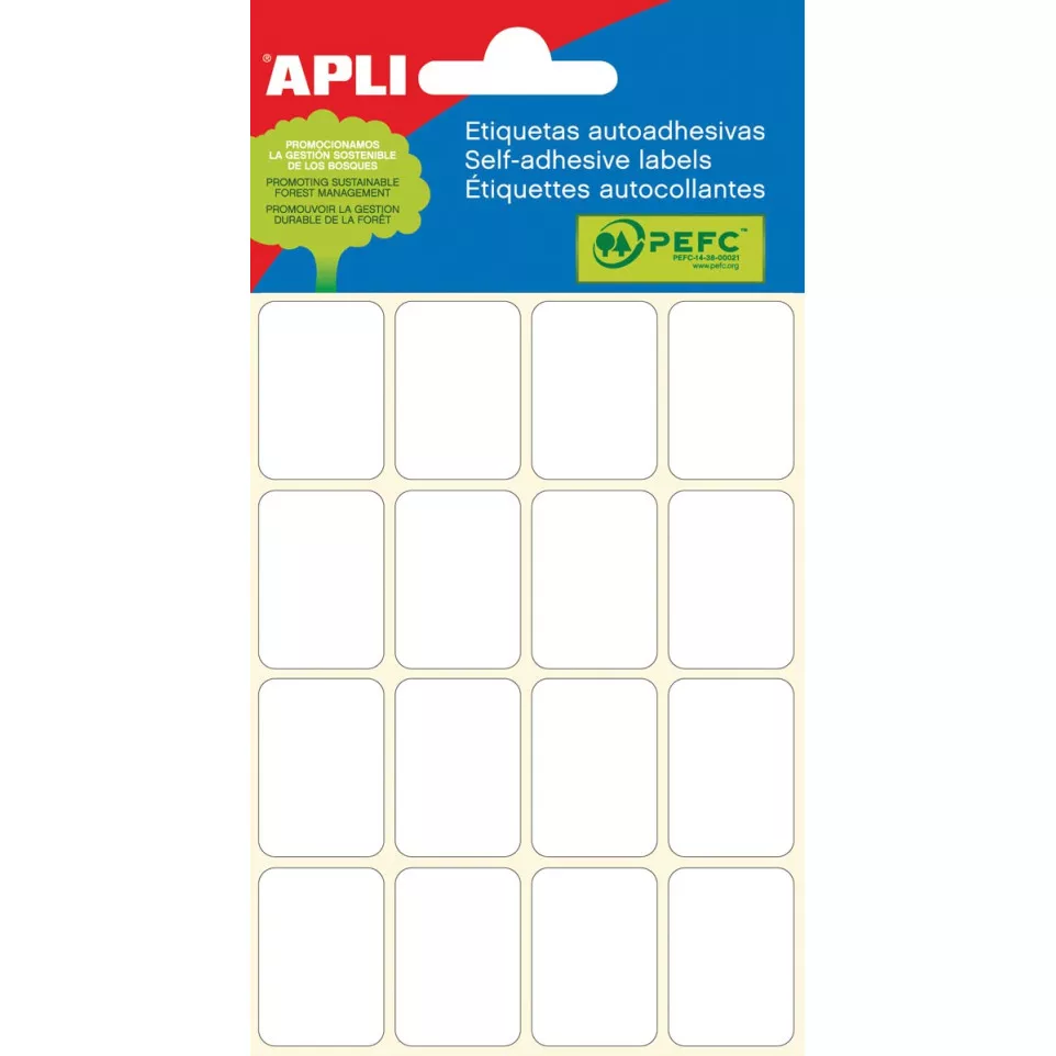 Apli witte etiketten ft 19 x 27 mm (b...