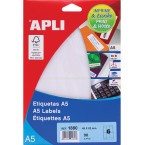 Apli witte etiketten Print...