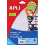 Apli witte etiketten Print...