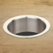 Recessed Brushed Stainless Steel Passage Ring Ø180 mm per piece