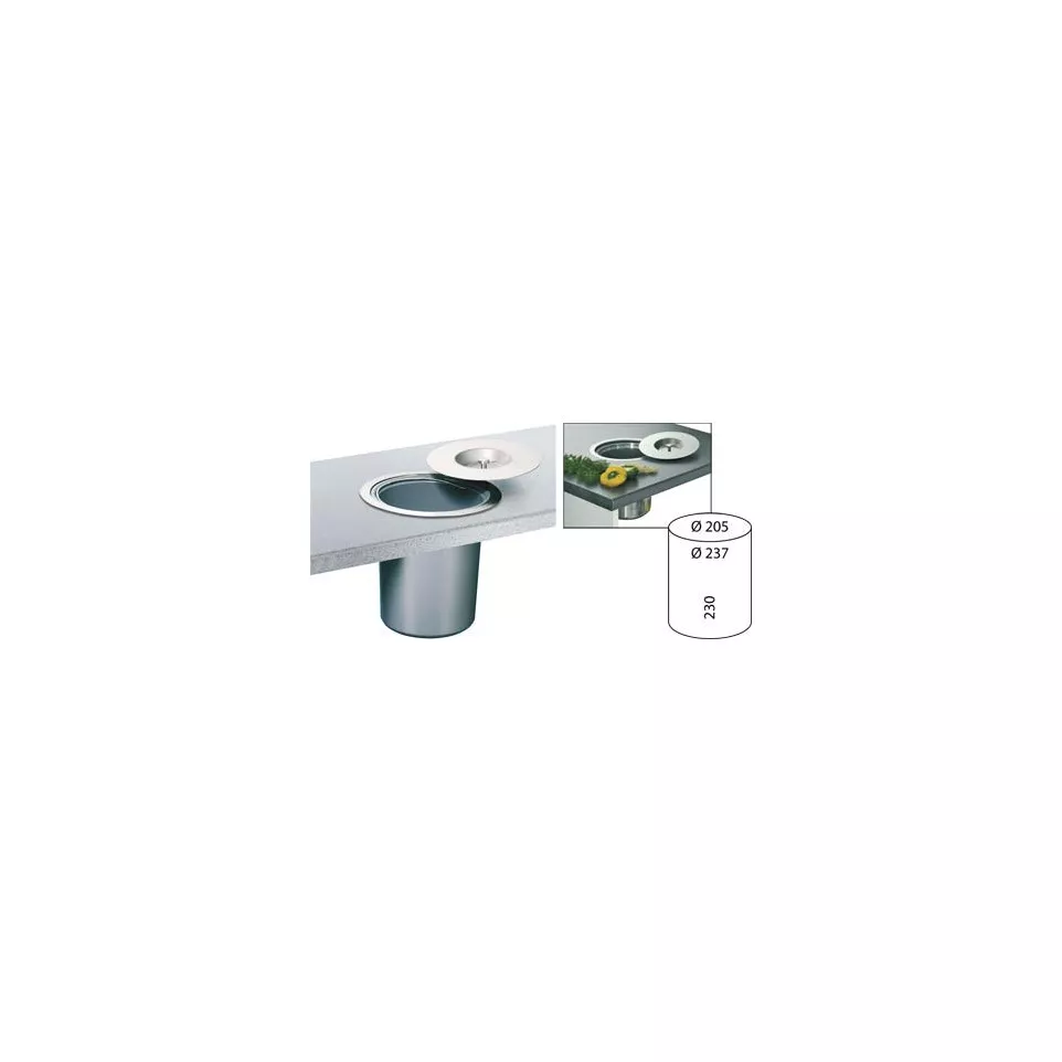 DASSA-4 PVC Countertop Waste Bin / pc