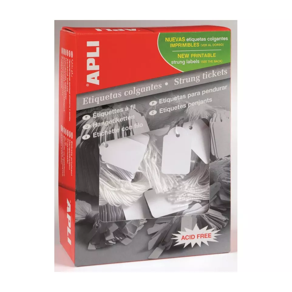 Apli Threaded Labels 13 x 20 mm (W x...