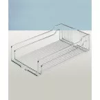 Corbeilles à suspendre, avec double tringle 350 x 467 x 110mm chromées / pce