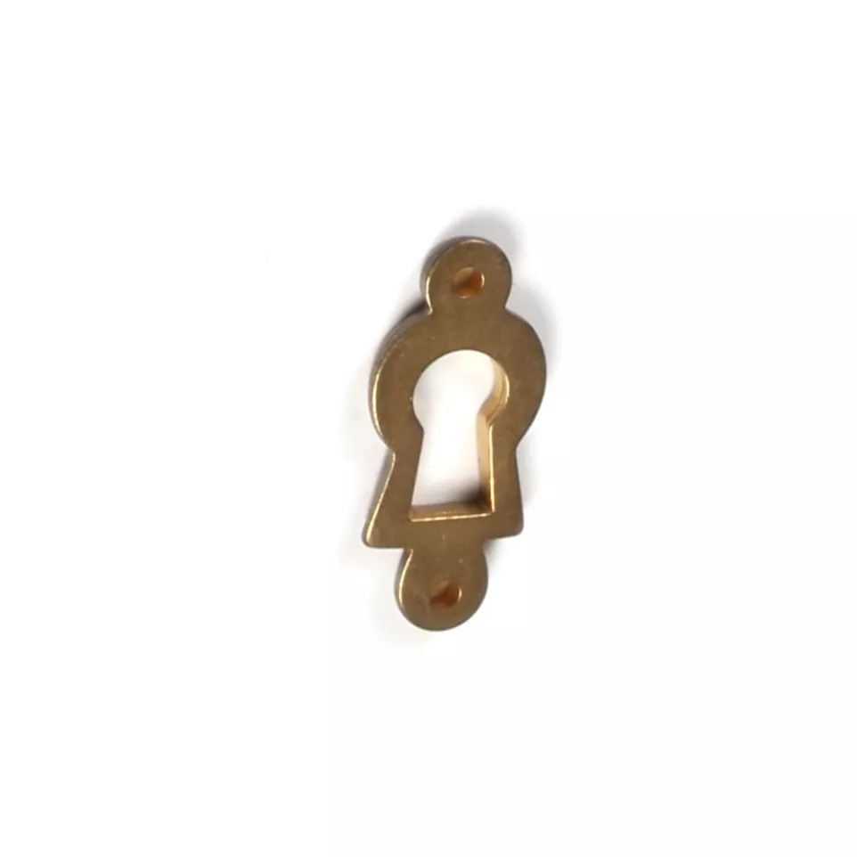 Patinated Brass Threaded Escutcheon...