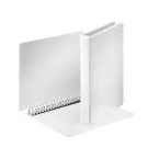 Esselte Essentials Classeur à anneaux personnalisable, ft A4, 23 anneaux ronds de 20mm, blanc