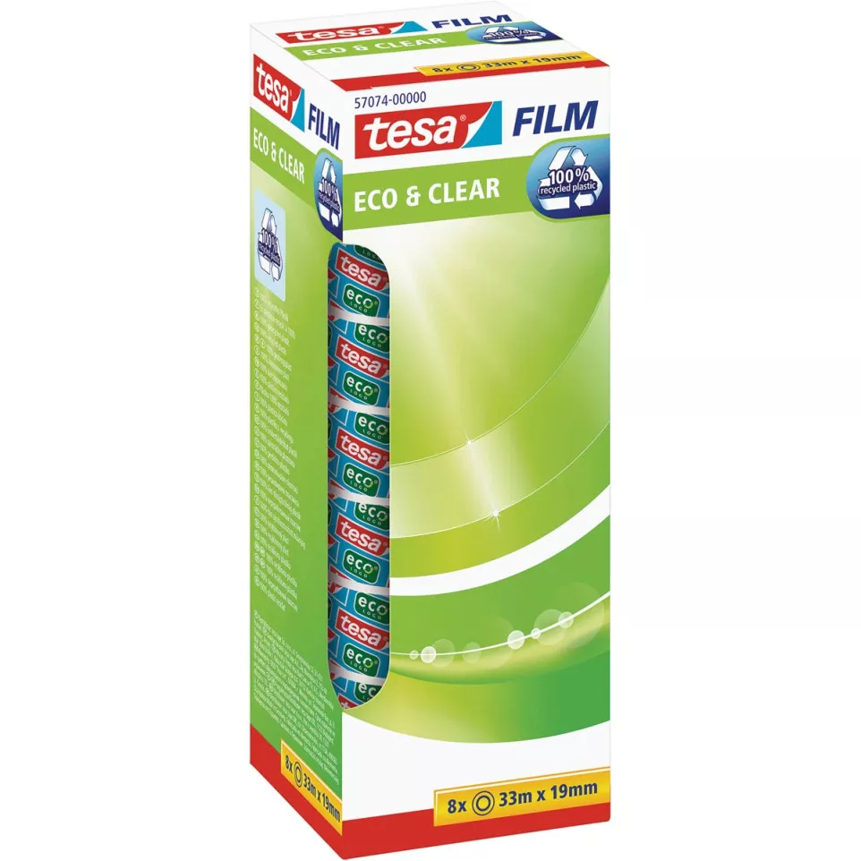 Tesafilm eco & clear ecoLogo, ft 19...