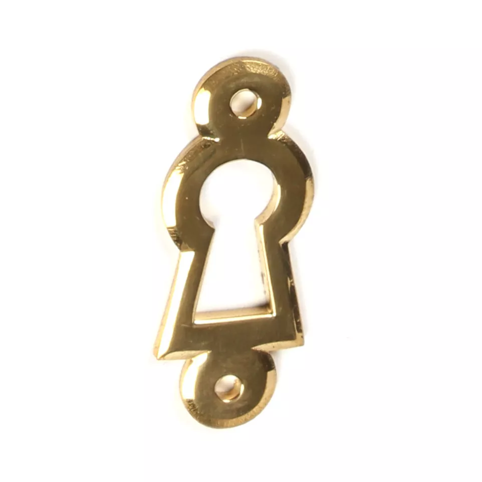 Entrée DU4081 laiton poli 15x18mm / Pce