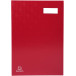 Exacompta handtekenmap voor ft 24 x 35 cm, uit karton overdekt met pvc, 20 indelingen, rood