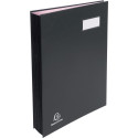 Exacompta Signature Book 24 x 35 cm Cardboard Covered with PVC 20 Compartments Black