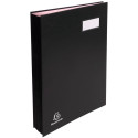 Exacompta Signature Book 24 x 35 cm Cardboard Covered with PVC 20 Compartments Black
