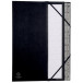 Exacompta Rigid Expanding Spine A-Z Alphabetical File Organizer, 24 Compartments, Black