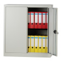 Bisley draaideurkast, ft 100 x 91,4 x 40 cm (h x b x d), 1 legbord, grijs