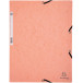 Exacompta Aquarel Elasticated Folder Cardboard A4 3 Flaps Assorted Colors