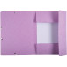 Exacompta Aquarel elastomap uit glanskarton, ft A4, met 3 kleppen en elastiek, in geassorteerde kleuren