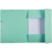 Exacompta Aquarel elastomap uit glanskarton, ft A4, met 3 kleppen en elastiek, in geassorteerde kleuren
