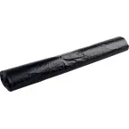 Trash Bag 14 Microns, Flat 60 x 80 cm, 70 Liters, Black, Roll of 20 Pieces